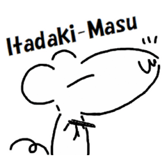 [LINEスタンプ] モッキン マウツェ（英語版）