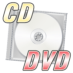 [LINEスタンプ] CDとDVD