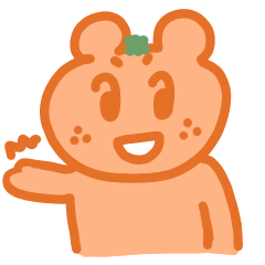 [LINEスタンプ] 関西弁で話す！みかんべあたんの日常