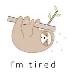 [LINEスタンプ] ふ ん わ り 動 物 ス タ ン プ  :  英 語