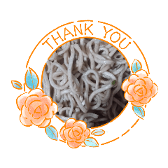 [LINEスタンプ] 蕎麦出来上がりだよ