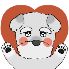 [LINEスタンプ] シュナウザーのリンちゃん