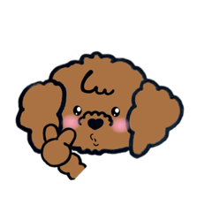 [LINEスタンプ] トイプーぷぷちゃん