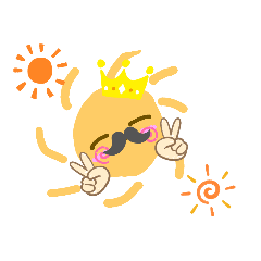 [LINEスタンプ] 太陽さんの挨拶 fetchpriority=high