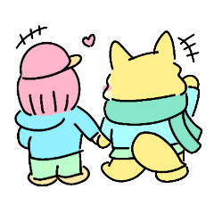 [LINEスタンプ] きつねのロルフとかまぼこ帽子②