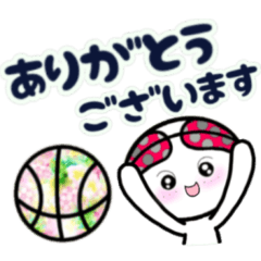 [LINEスタンプ] バスケ❤ デカ文字スタンプ