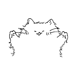 [LINEスタンプ] しろもふねこ3