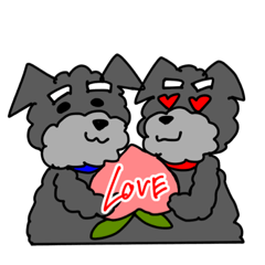 [LINEスタンプ] Lucky＆Max