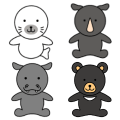 [LINEスタンプ] かわいい動物たちのご挨拶 第6弾