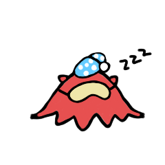 [LINEスタンプ] ねんねダコ