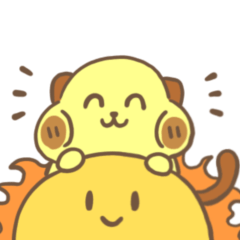 [LINEスタンプ] プクにゃんのスタンプ