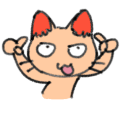 [LINEスタンプ] うたぐりねこちゃん