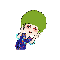 [LINEスタンプ] マリモ川かお田ちゃん