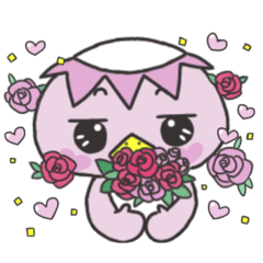 [LINEスタンプ] ピンクのカッパ ももちゃん