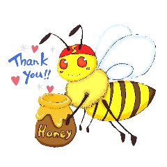 [LINEスタンプ] ミツバチと生き物いろいろvol.9