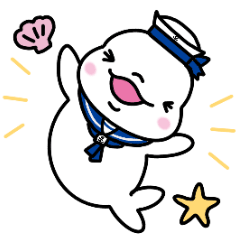 [LINEスタンプ] 可愛いベルーガちゃん