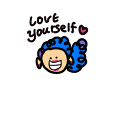 [LINEスタンプ] A Hippie girl’s everyday life