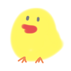 [LINEスタンプ] ひよこ(BLUE＆YELLOW)