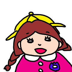 [LINEスタンプ] 花子ちゃんのスタンプ。