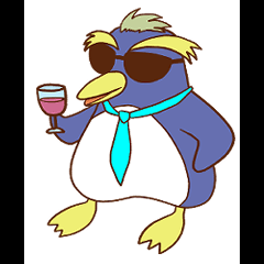 [LINEスタンプ] 異世界転生ペンギン