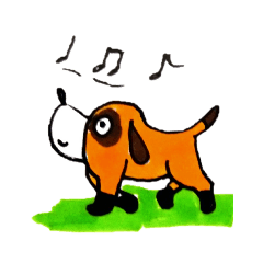 [LINEスタンプ] しゃべらな犬