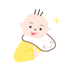 [LINEスタンプ] 垂れ目なあかちゃん