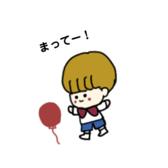 [LINEスタンプ] 金髪ぼっちゃん