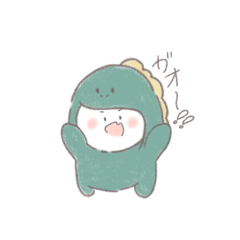 [LINEスタンプ] しろゆびくん