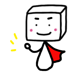 [LINEスタンプ] おとうふ かぞく