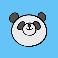 [LINEスタンプ] パンダうごくスタンプの画像（メイン）