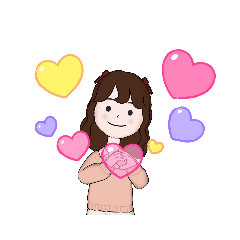 [LINEスタンプ] えりかの生活