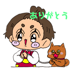 [LINEスタンプ] 子犬少女