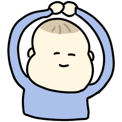 [LINEスタンプ] どこか冷めてる男児(4歳)