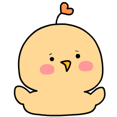 [LINEスタンプ] ひよこ ピッピの ハッピー 一日