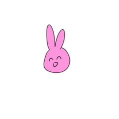 [LINEスタンプ] ピンクのうさぎ様