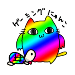 [LINEスタンプ] ゲーミングねこちゃん