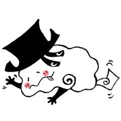 [LINEスタンプ] 雲の王