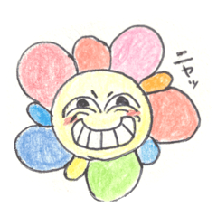 [LINEスタンプ] 花っピーちゃん