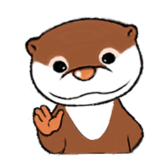 [LINEスタンプ] カワウソ 小次郎