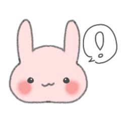 [LINEスタンプ] うさイチゴもち