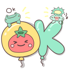 [LINEスタンプ] 毎日使える！キューちゃんFriendsカッパだよ