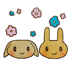 [LINEスタンプ] うさぎ--ちゃん