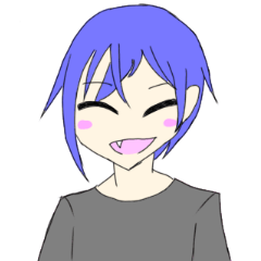 [LINEスタンプ] デフォルメな男の子女の子