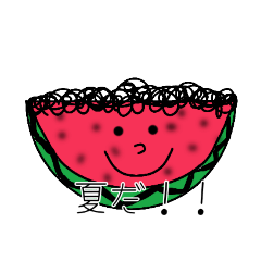 [LINEスタンプ] くるくる坊や☆夏