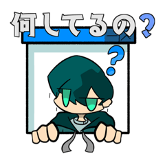 [LINEスタンプ] らぐずむスタンプと2匹のスライム