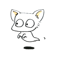 [LINEスタンプ] イヌのゆうれい 1