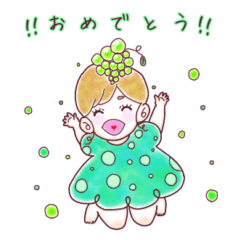 [LINEスタンプ] フルーツな妖精ちゃんたち