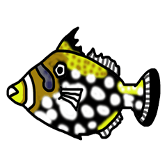 [LINEスタンプ] サンゴ礁の魚 (EN)