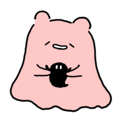 [LINEスタンプ] メンくまと黒いもにもに