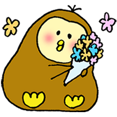 [LINEスタンプ] もちふくろう Vol.2